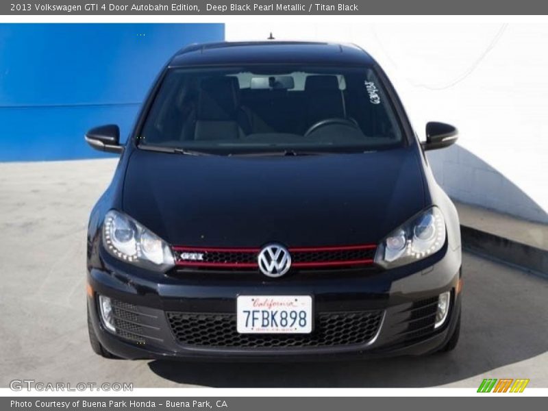 Deep Black Pearl Metallic / Titan Black 2013 Volkswagen GTI 4 Door Autobahn Edition