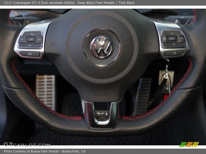 Deep Black Pearl Metallic / Titan Black 2013 Volkswagen GTI 4 Door Autobahn Edition