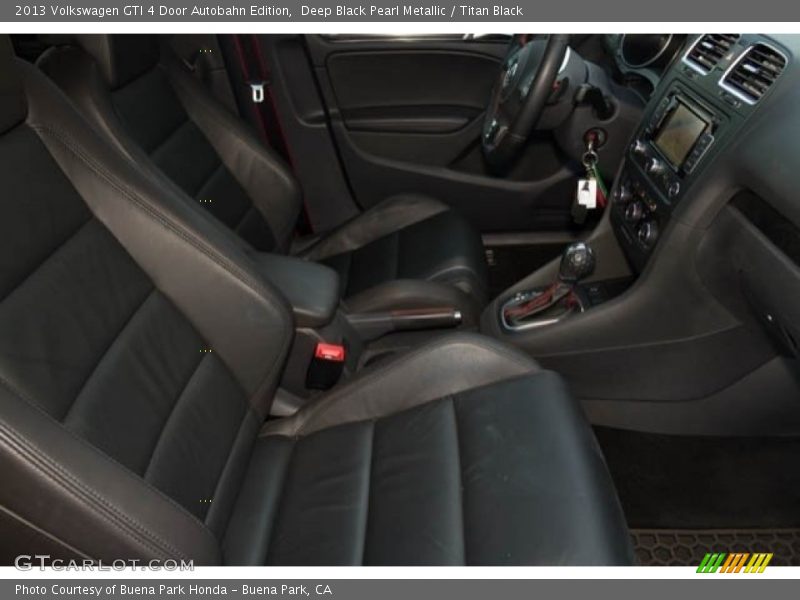 Deep Black Pearl Metallic / Titan Black 2013 Volkswagen GTI 4 Door Autobahn Edition