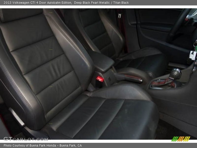 Deep Black Pearl Metallic / Titan Black 2013 Volkswagen GTI 4 Door Autobahn Edition