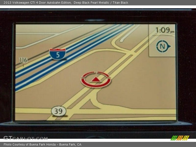 Deep Black Pearl Metallic / Titan Black 2013 Volkswagen GTI 4 Door Autobahn Edition