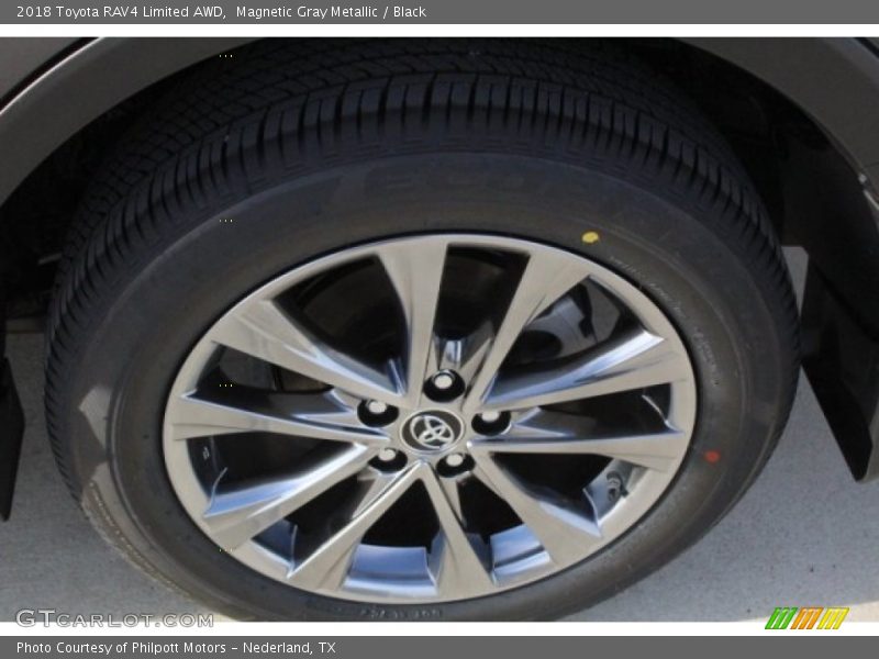Magnetic Gray Metallic / Black 2018 Toyota RAV4 Limited AWD