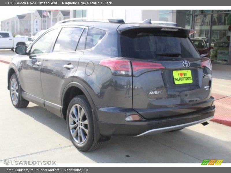 Magnetic Gray Metallic / Black 2018 Toyota RAV4 Limited AWD