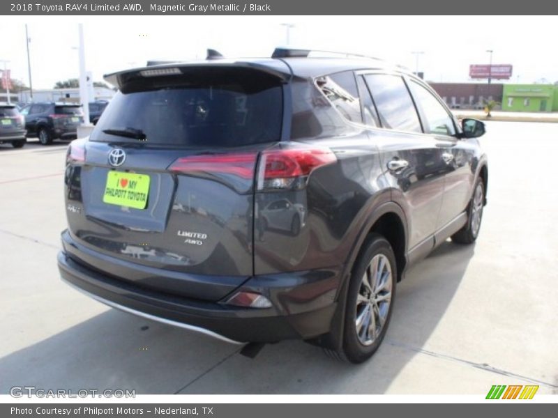 Magnetic Gray Metallic / Black 2018 Toyota RAV4 Limited AWD