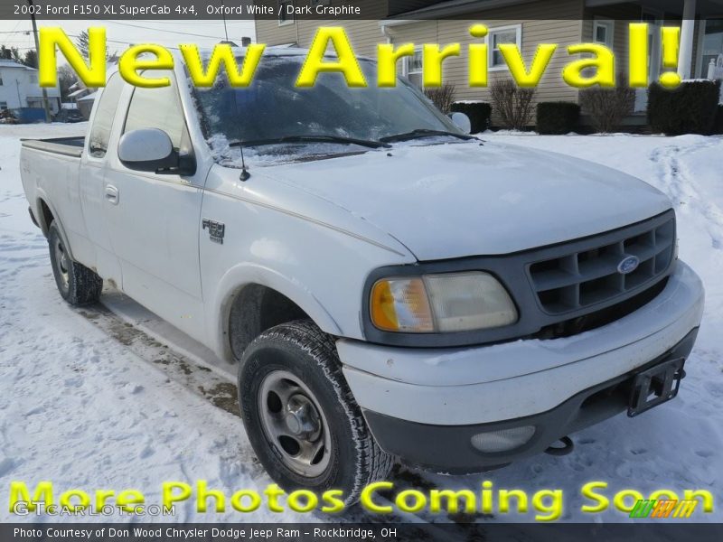 Oxford White / Dark Graphite 2002 Ford F150 XL SuperCab 4x4