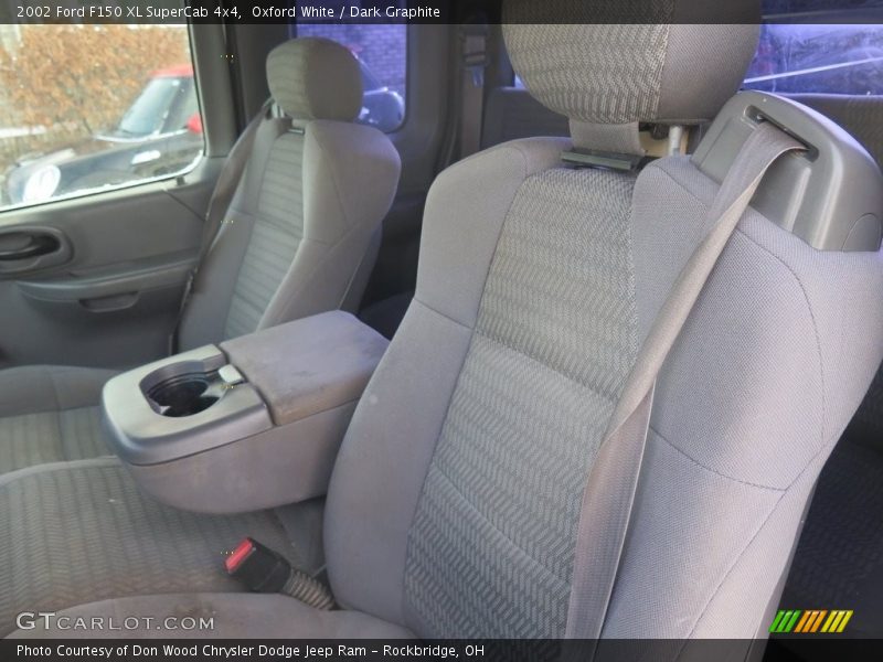 Oxford White / Dark Graphite 2002 Ford F150 XL SuperCab 4x4