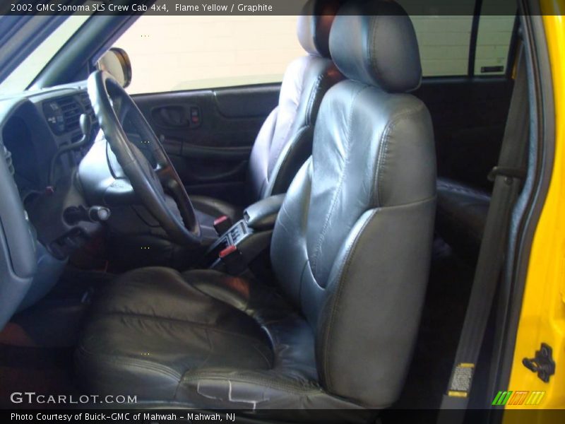 Flame Yellow / Graphite 2002 GMC Sonoma SLS Crew Cab 4x4