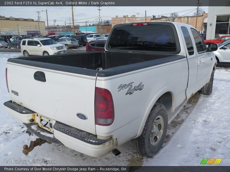 Oxford White / Dark Graphite 2002 Ford F150 XL SuperCab 4x4