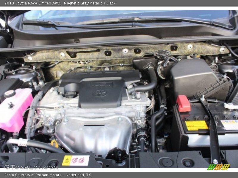 Magnetic Gray Metallic / Black 2018 Toyota RAV4 Limited AWD