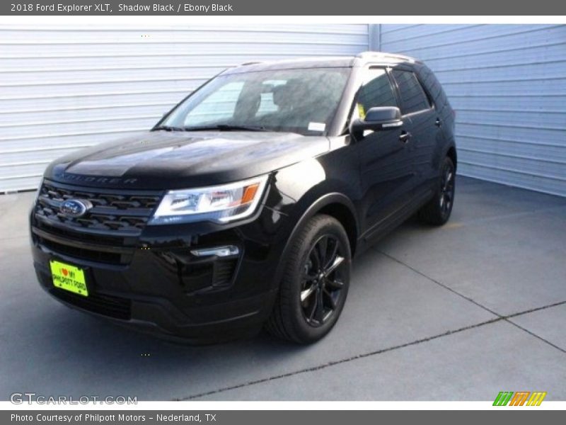 Shadow Black / Ebony Black 2018 Ford Explorer XLT