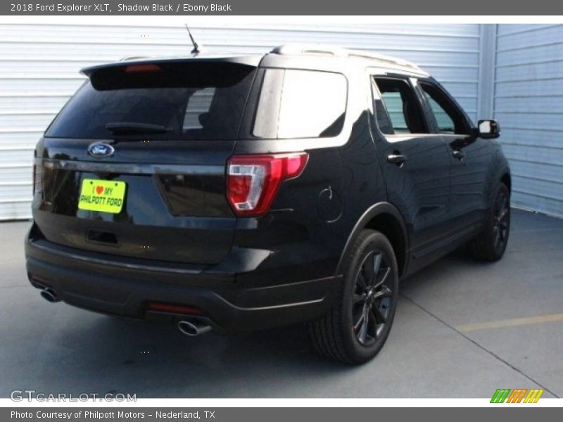 Shadow Black / Ebony Black 2018 Ford Explorer XLT