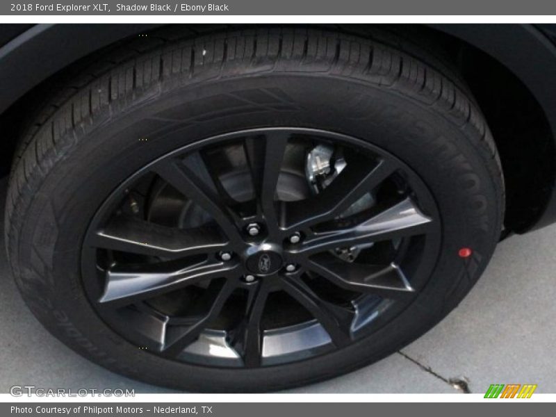 Shadow Black / Ebony Black 2018 Ford Explorer XLT