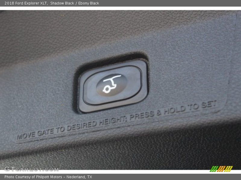 Shadow Black / Ebony Black 2018 Ford Explorer XLT