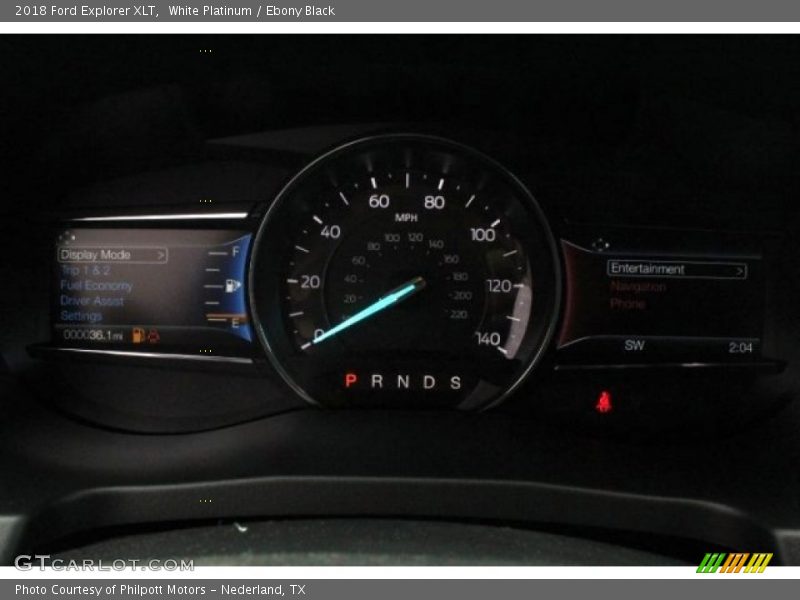 White Platinum / Ebony Black 2018 Ford Explorer XLT