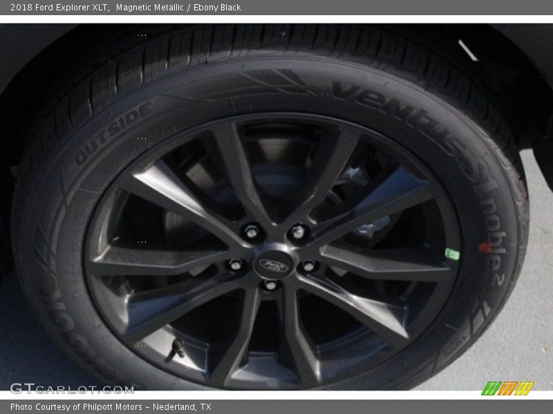 Magnetic Metallic / Ebony Black 2018 Ford Explorer XLT