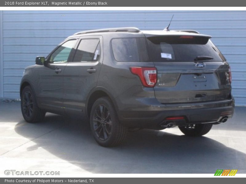Magnetic Metallic / Ebony Black 2018 Ford Explorer XLT
