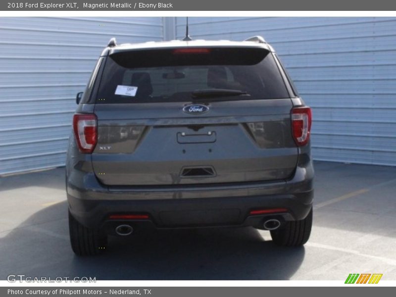 Magnetic Metallic / Ebony Black 2018 Ford Explorer XLT