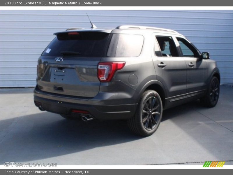 Magnetic Metallic / Ebony Black 2018 Ford Explorer XLT