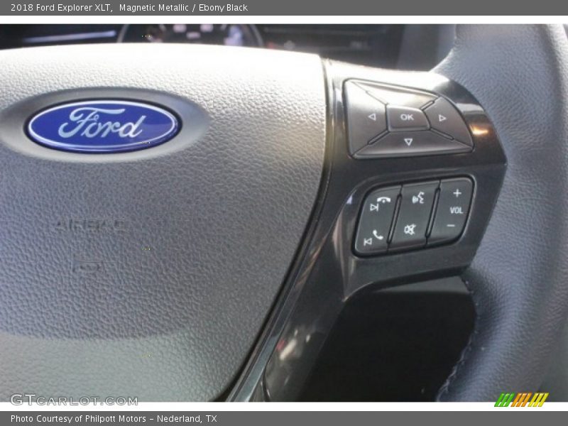 Magnetic Metallic / Ebony Black 2018 Ford Explorer XLT