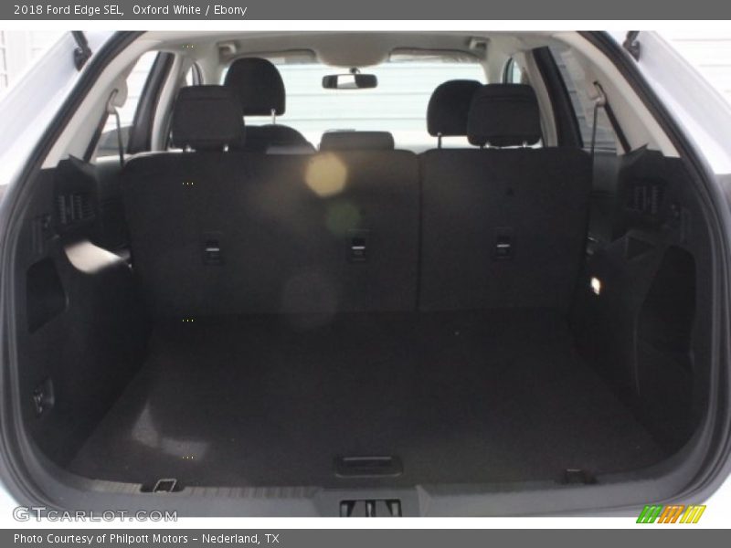 Oxford White / Ebony 2018 Ford Edge SEL