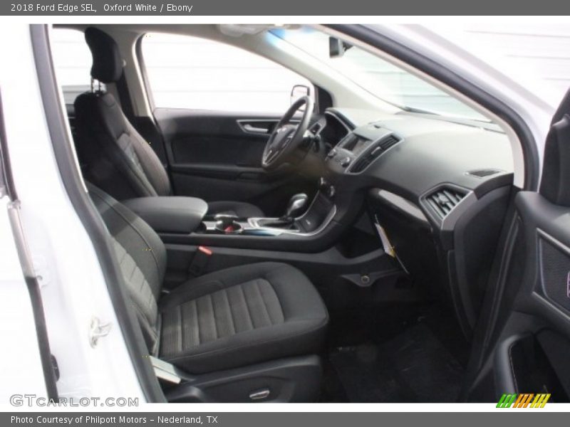 Oxford White / Ebony 2018 Ford Edge SEL