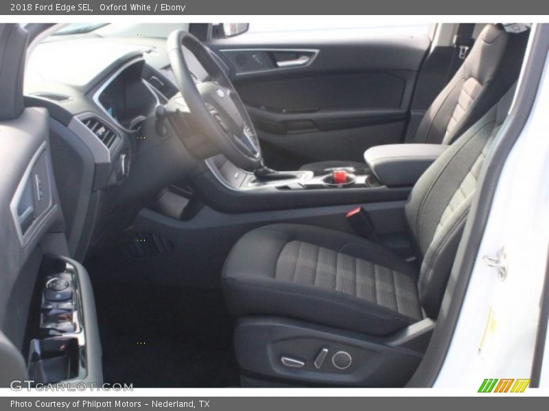 Oxford White / Ebony 2018 Ford Edge SEL