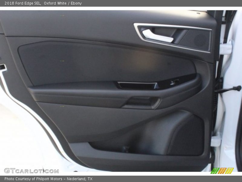 Oxford White / Ebony 2018 Ford Edge SEL