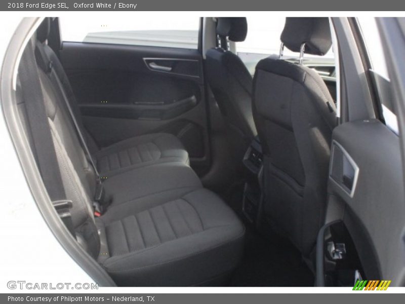 Oxford White / Ebony 2018 Ford Edge SEL