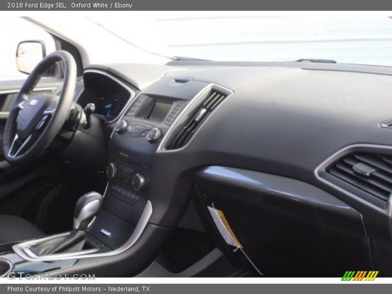 Oxford White / Ebony 2018 Ford Edge SEL