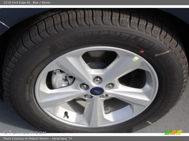 Blue / Ebony 2018 Ford Edge SE