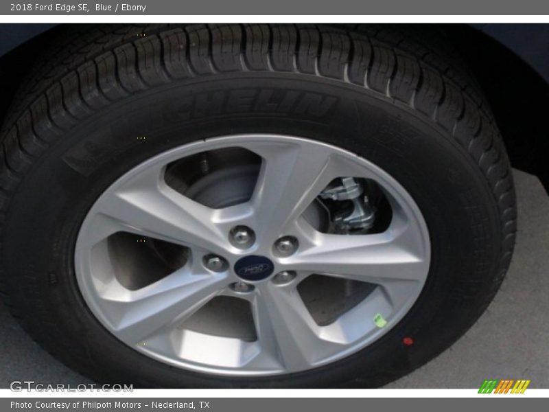 Blue / Ebony 2018 Ford Edge SE