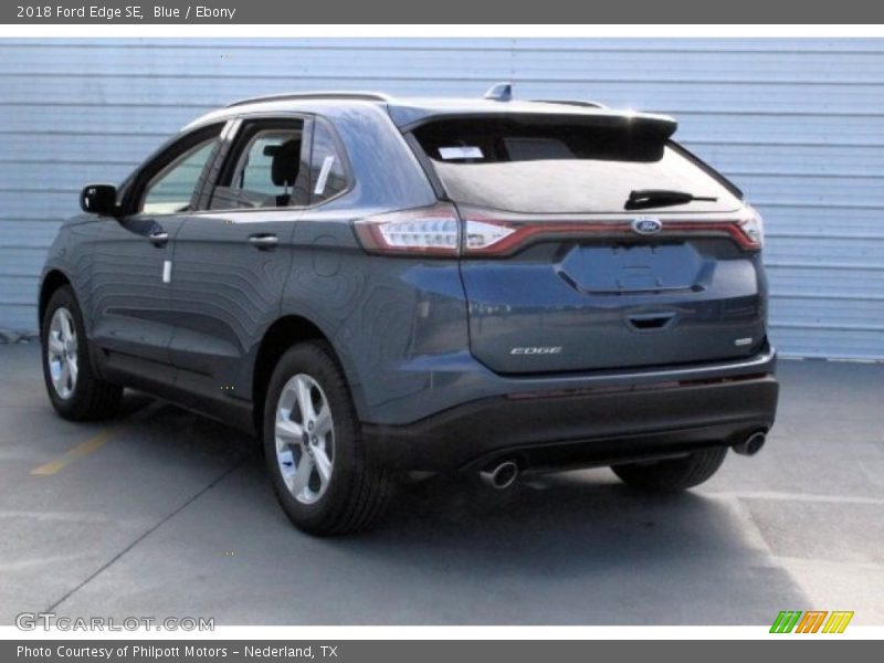 Blue / Ebony 2018 Ford Edge SE