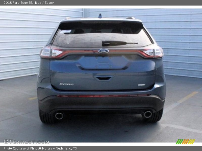 Blue / Ebony 2018 Ford Edge SE