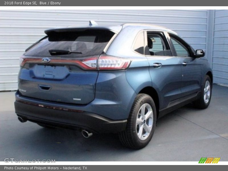 Blue / Ebony 2018 Ford Edge SE
