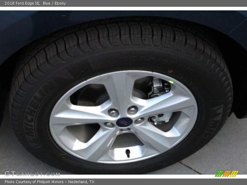 Blue / Ebony 2018 Ford Edge SE