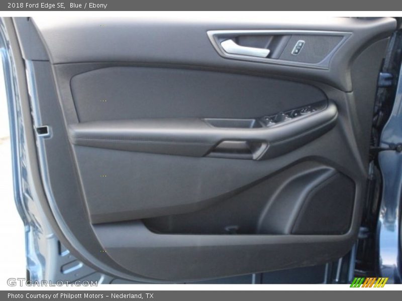 Blue / Ebony 2018 Ford Edge SE