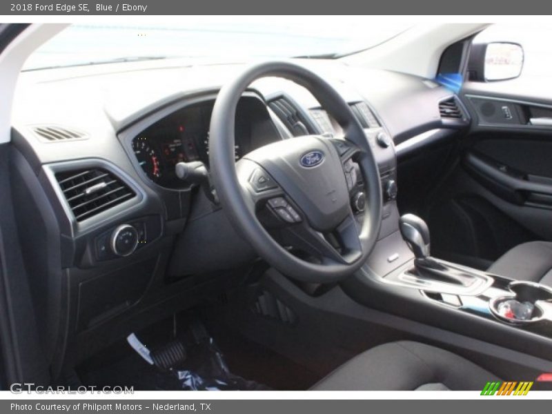 Blue / Ebony 2018 Ford Edge SE
