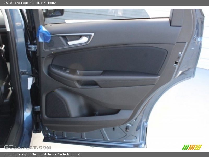 Blue / Ebony 2018 Ford Edge SE