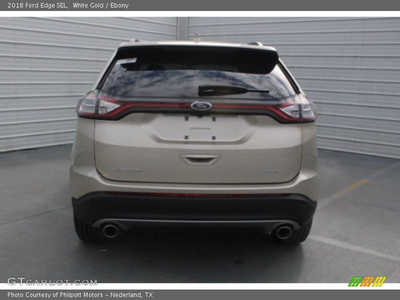 White Gold / Ebony 2018 Ford Edge SEL