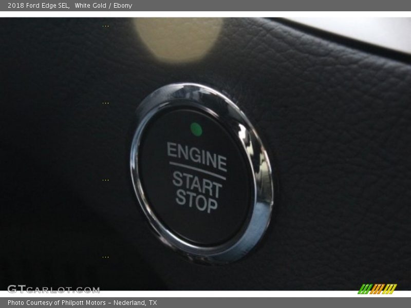 White Gold / Ebony 2018 Ford Edge SEL