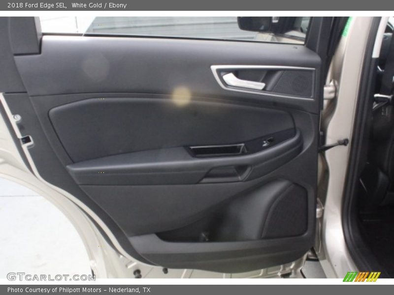 White Gold / Ebony 2018 Ford Edge SEL