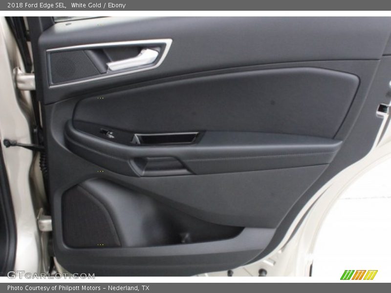 White Gold / Ebony 2018 Ford Edge SEL