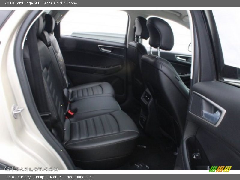 White Gold / Ebony 2018 Ford Edge SEL