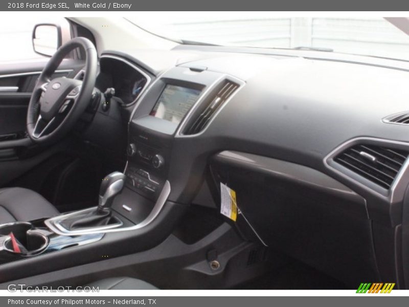 White Gold / Ebony 2018 Ford Edge SEL