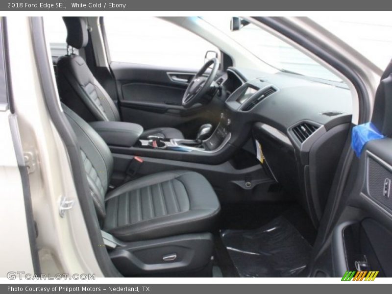 White Gold / Ebony 2018 Ford Edge SEL