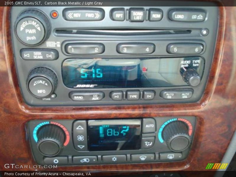 Carbon Black Metallic / Light Gray 2005 GMC Envoy SLT