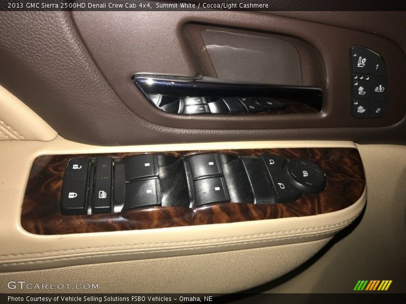 Summit White / Cocoa/Light Cashmere 2013 GMC Sierra 2500HD Denali Crew Cab 4x4