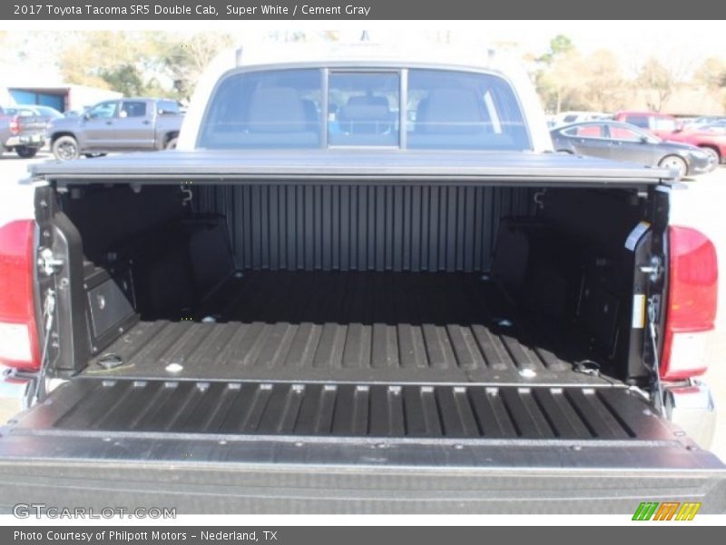 Super White / Cement Gray 2017 Toyota Tacoma SR5 Double Cab