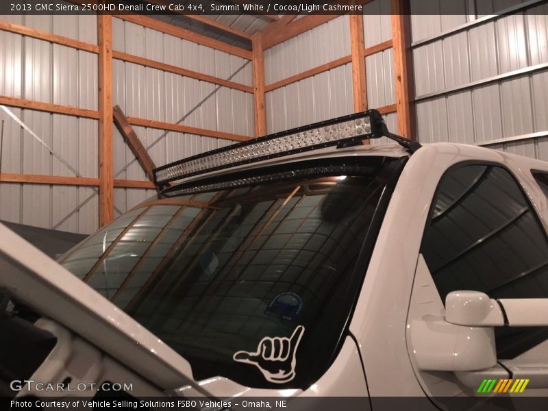 Summit White / Cocoa/Light Cashmere 2013 GMC Sierra 2500HD Denali Crew Cab 4x4