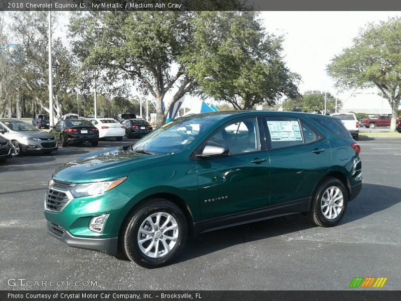 Ivy Metallic / Medium Ash Gray 2018 Chevrolet Equinox LS